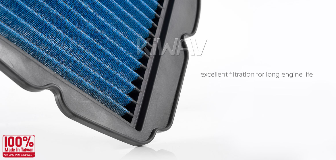 KiWAV Magazi Air Filter for Suzuki SV1000 03-04, SV1000S 03-07, SV650S 03-09, SV650 03-09