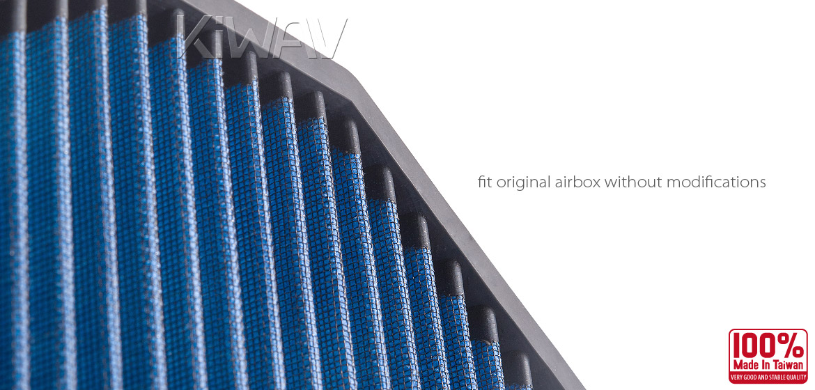 KiWAV Magazi Air Filter for Suzuki GSXR750 04-05, GSXR600 04-05