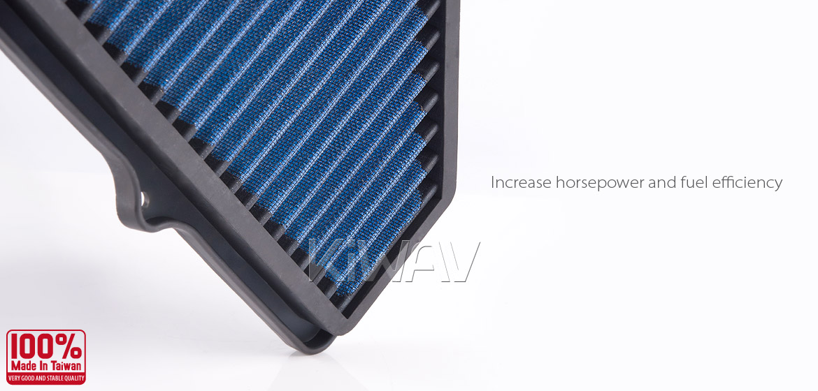 KiWAV Magazi Air Filter for Suzuki GSXR750 04-05, GSXR600 04-05