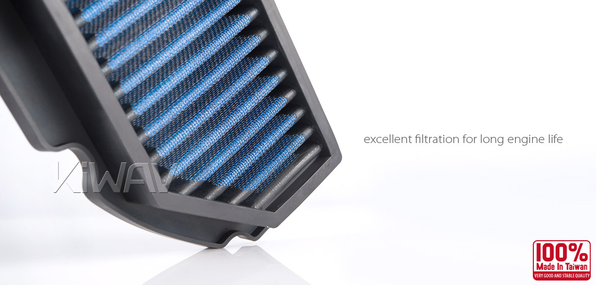 KiWAV Magazi Air Filter for Suzuki GSXR1000 09-13