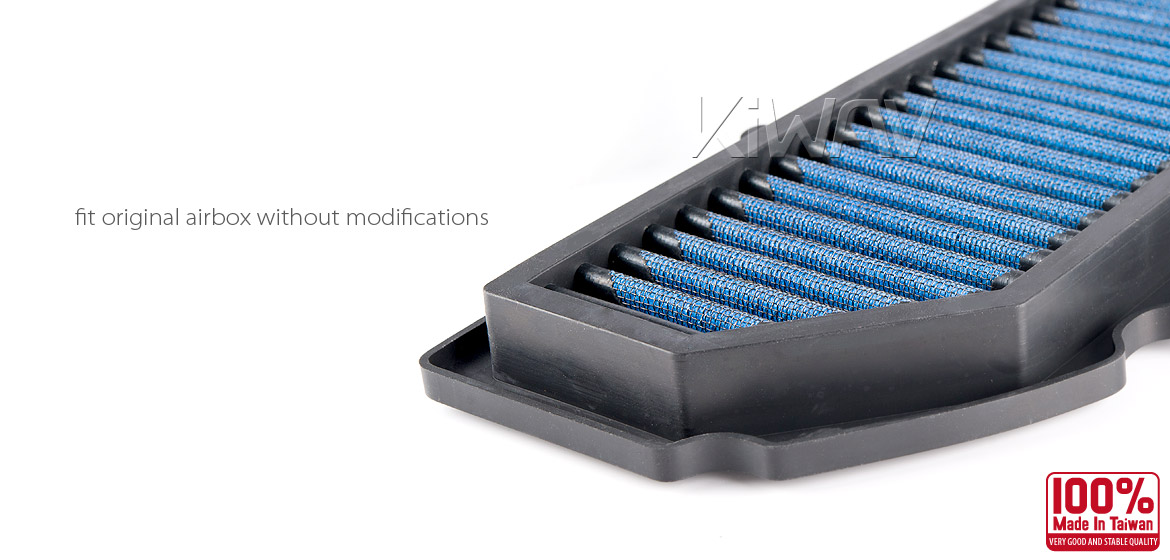 KiWAV Magazi Air Filter for Suzuki GSXR1000 09-13