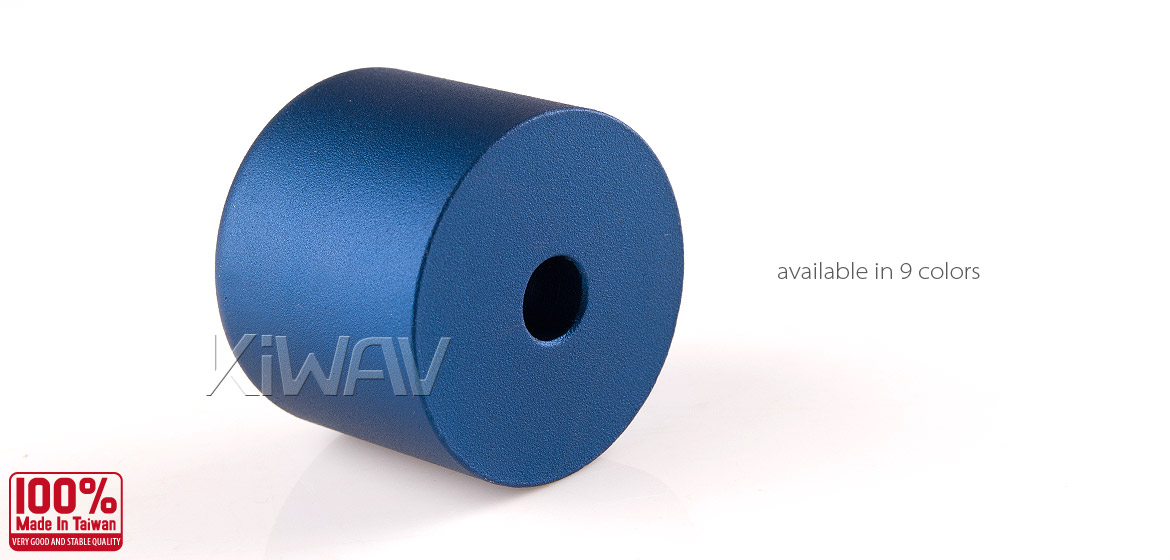 Magazi motorcycle blue CNC aluminum bar ends rubber mount universal fit 7/8inch 1inch handlebar-05