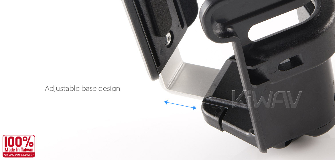 Magazi Motorcycle blue Drink Holder for Motorcycle ATV Scooter black