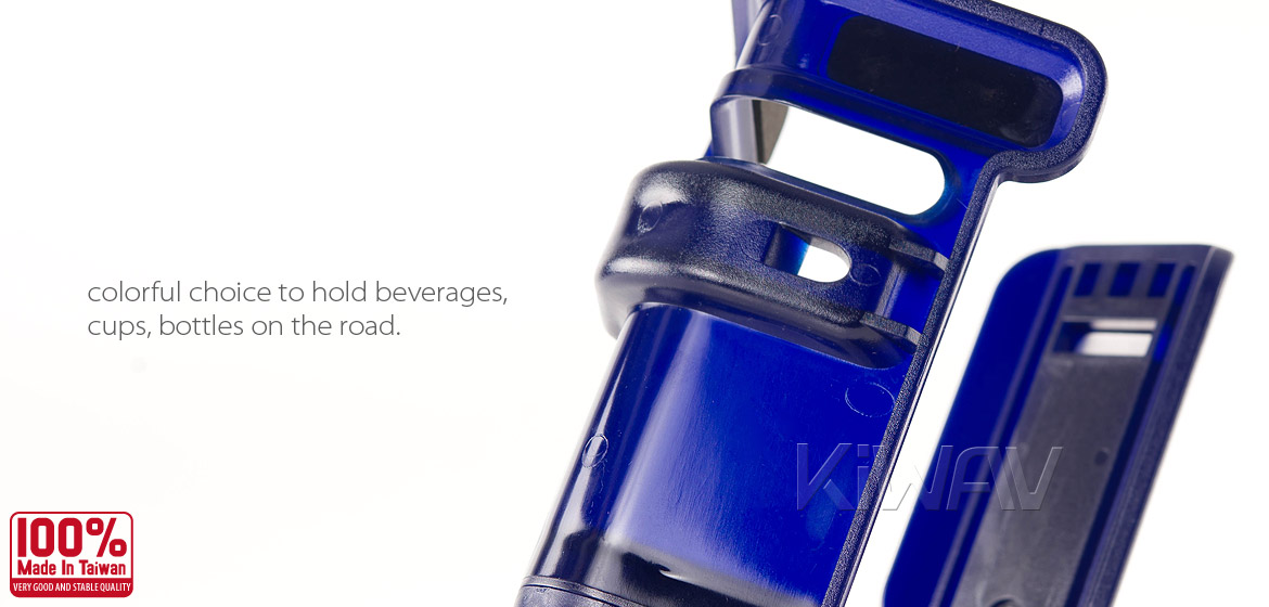 Magazi Motorcycle blue Drink Holder for Motorcycle ATV Scooter blue