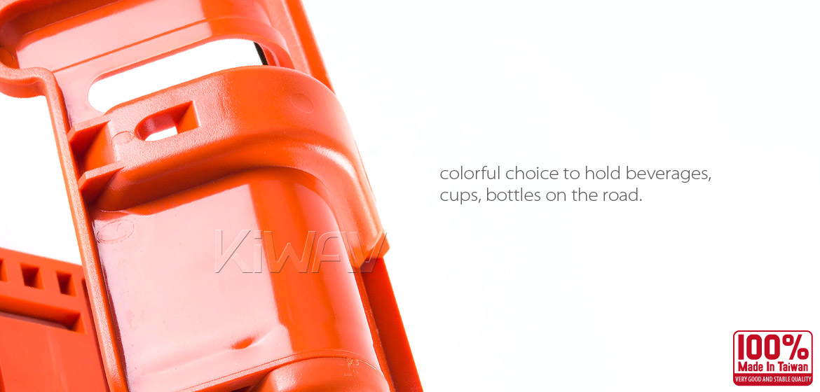 Magazi Motorcycle orange Drink Holder for Motorcycle ATV Scooter orange