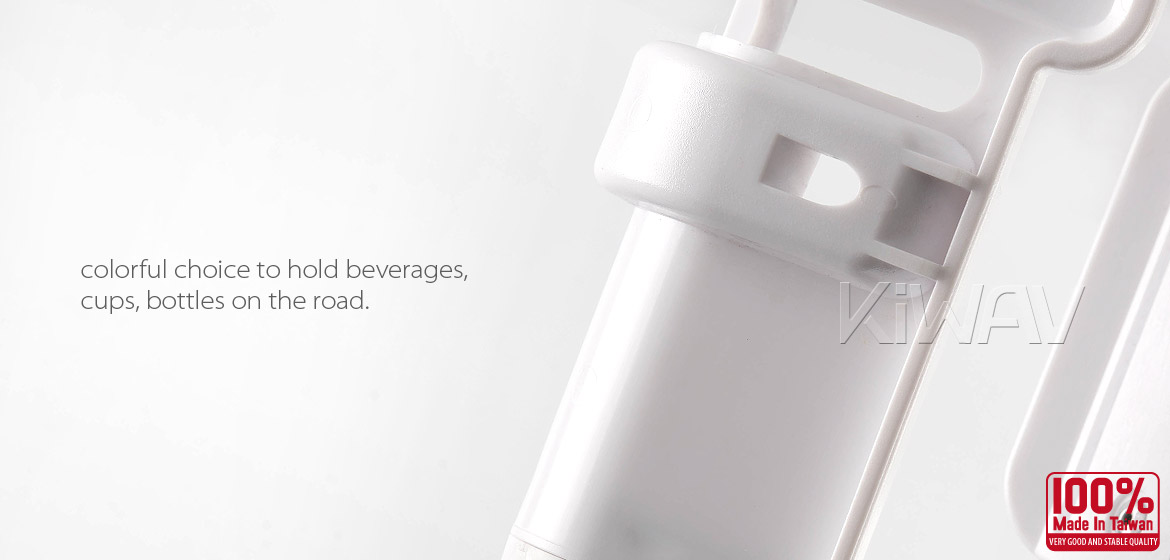 Magazi Motorcycle white Drink Holder for Motorcycle ATV Scooter white