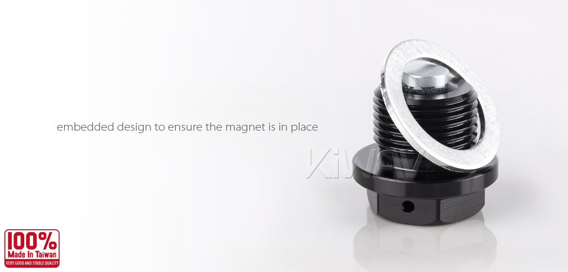 Magazi oil drain plug black M20 x P1.5 fit most SUBARU