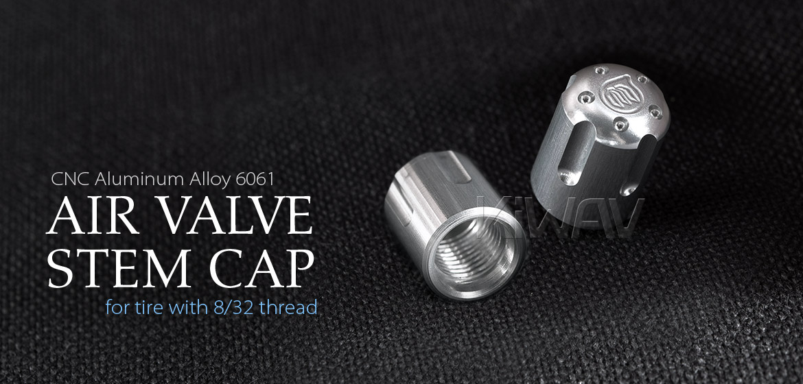 VAWiK Vespa CNC Anodizing Aluminum Alloy 6061 air valve stem cap