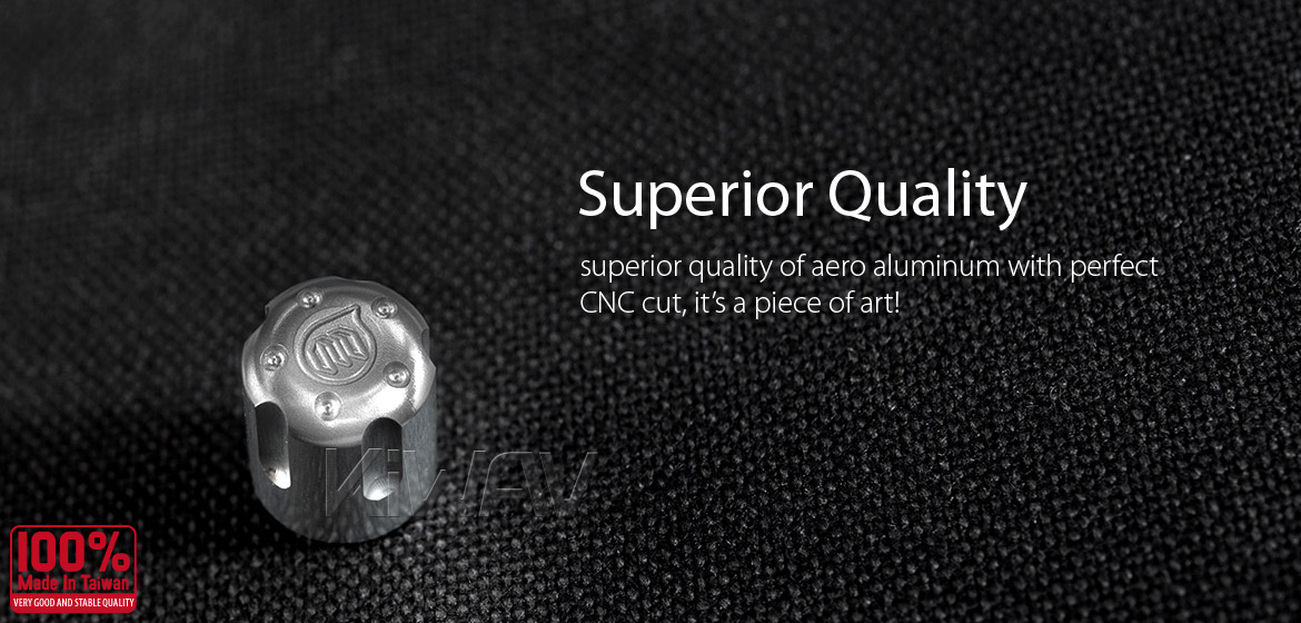 VAWiK Vespa CNC Anodizing Aluminum Alloy 6061 air valve stem cap