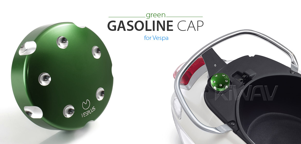 VAWiK Vespa CNC Anodizing Aluminum Alloy 6061 Oil Cap green