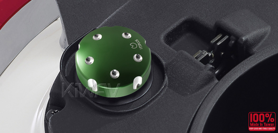 VAWiK Vespa CNC Anodizing Aluminum Alloy 6061 Oil Cap green