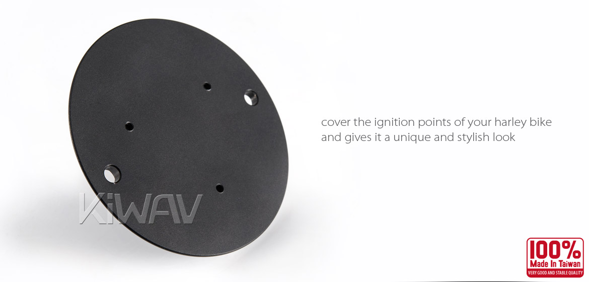 VAWiK CNC Calligraphy contrast cut 2 hole point cover for Harley XL 04-13