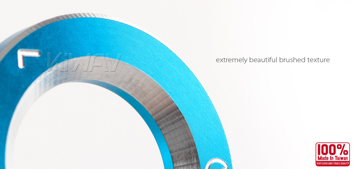 VAWiK CNC Anodizing Aluminum Alloy 6061 steering lock trim for Vespa LX S ET4 GTS GTV blue