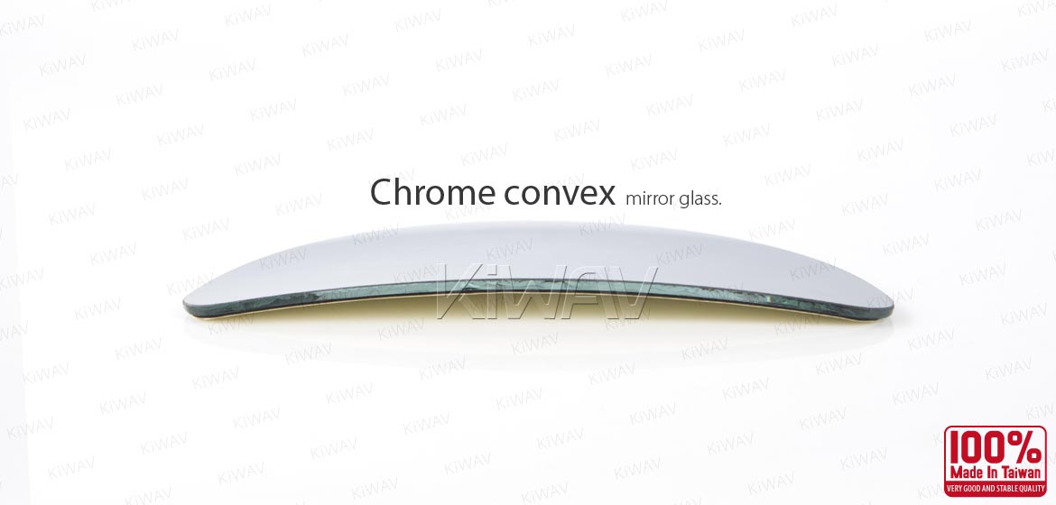 KiWAV aftermarket OEM replacement side mirror glass bottom part LH compatible with Ford Transit 2000-2006