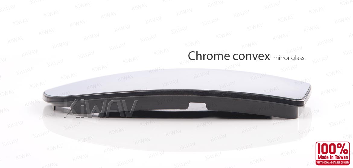 KiWAV aftermarket OEM replacement side mirror bottom part glass LH compatible with Ford Transit TTG MK8
