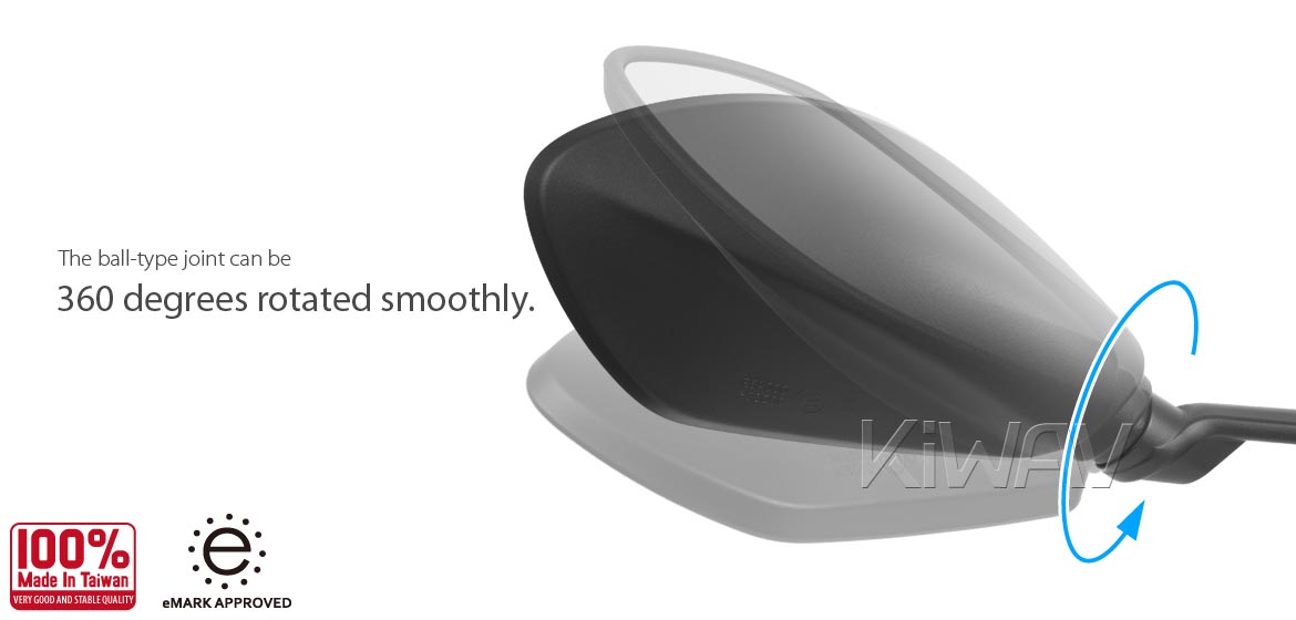 ZERO OEM mirror replacement fits Kawasaki Ninja ZX-10R ZX1000E 08