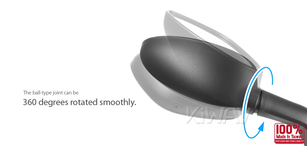 KiWAV OEM replacement mirror right hand RH compatible for BMW C600/C650 Sport 11~20