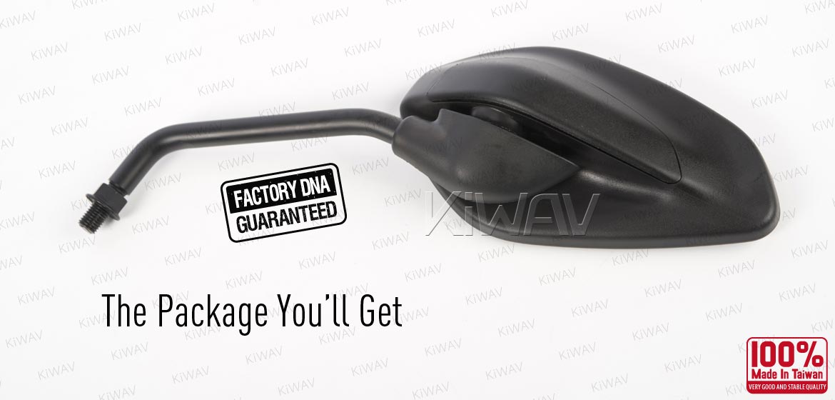 KiWAV OEM replacement mirror FD320-2M for Ducati Scrambler 800 (15'-) right hand