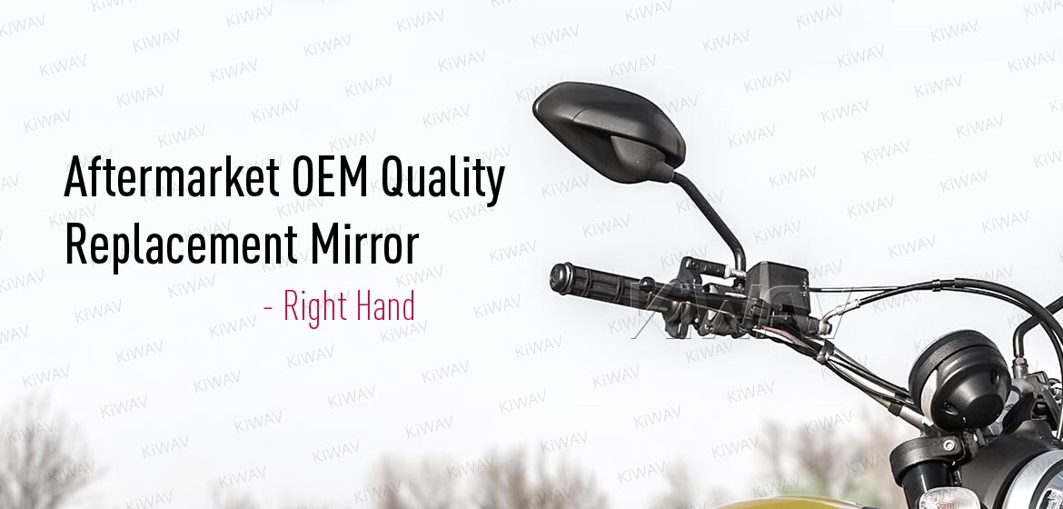 KiWAV OEM replacement mirror FD320-2M for Ducati Scrambler 800 (15'-) right hand