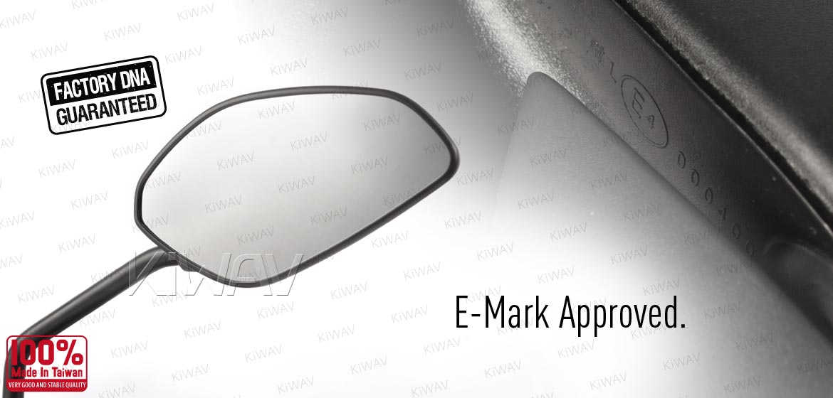KiWAV OEM replacement mirror FD320-2M for Ducati Scrambler 800 (15'-) right hand