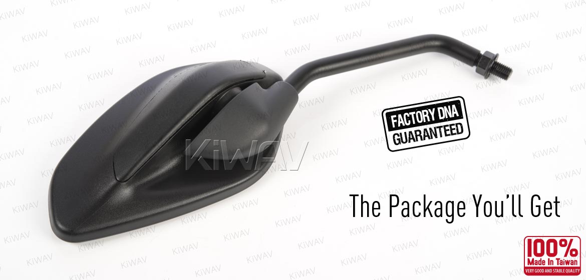 KiWAV OEM replacement mirror FD320-2M for Ducati Scrambler 800 (15'-) right hand
