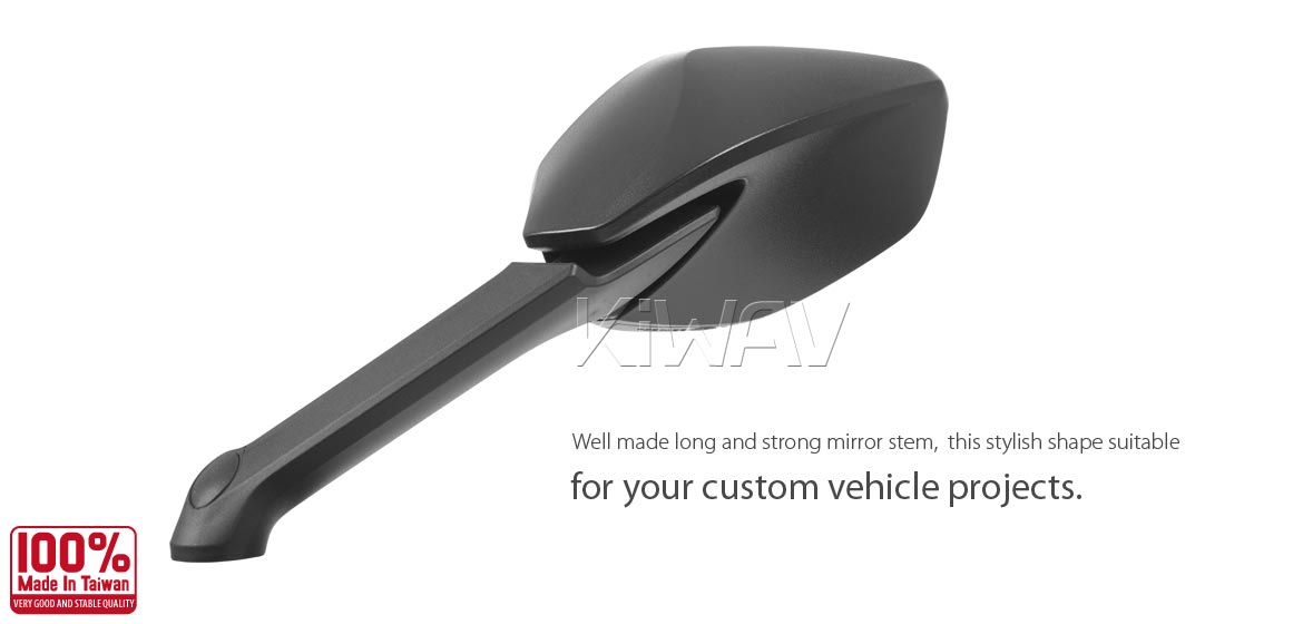 Universal Side Mirror Motorcycle Rear View Mirror M8 Thread - View #6