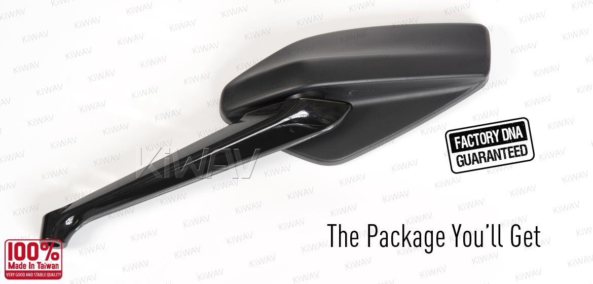 KiWAV OEM replacement mirrors FD916 for Ducati Diavel left hand