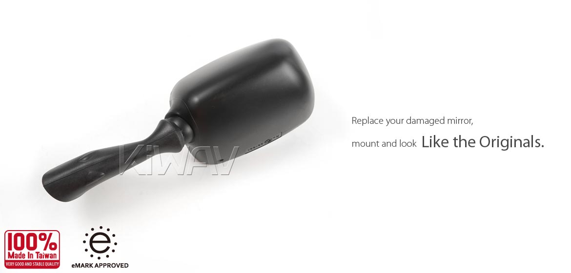 KiWAV OEM replacement mirror FS141 for Suzuki GSXR/GSX a pair