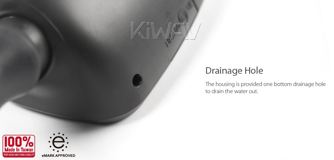 KiWAV OEM replacement mirror FS141 for Suzuki GSXR/GSX a pair