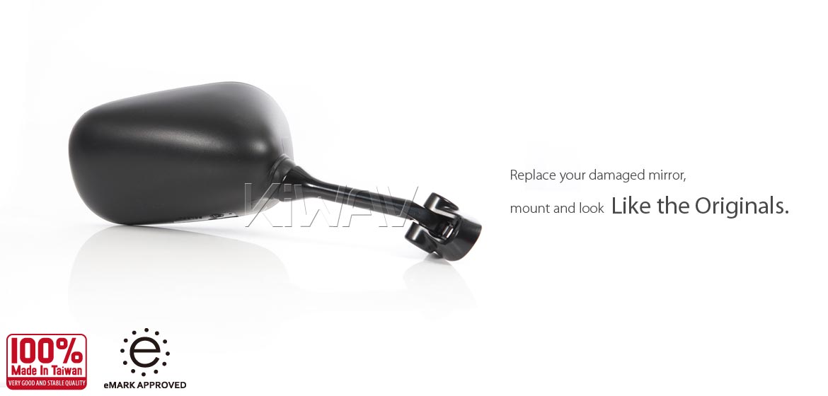 KiWAV OEM replacement mirror FS142 for Suzuki GSXR 1000 '01-'02 a pair