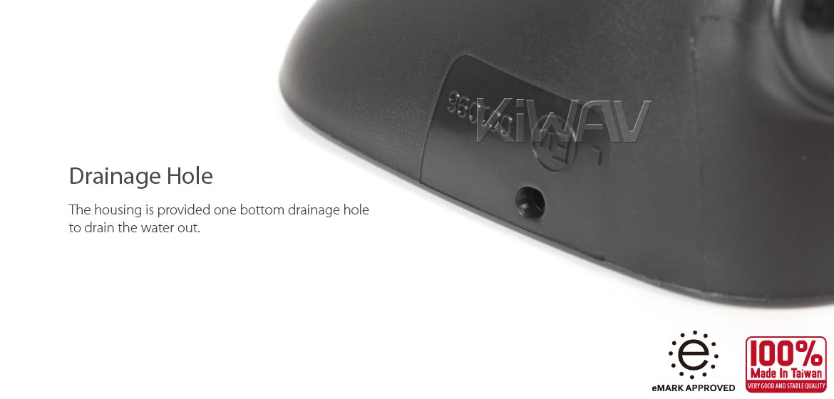 KiWAV OEM replacement mirror FS142 for Suzuki GSXR 1000 '01-'02 right hand