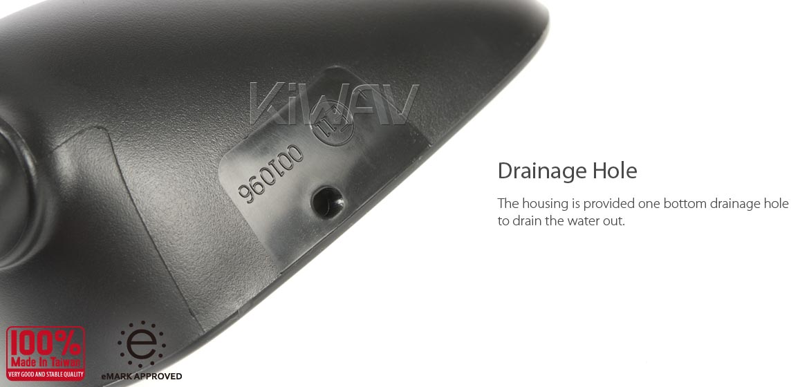 KiWAV OEM replacement mirror FS145 for Suzuki Bandit GSF650S '05-'06 a pair