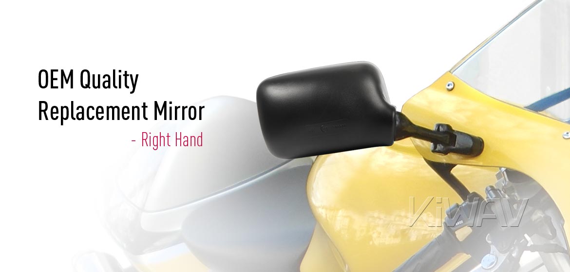 KiWAV OEM replacement mirror FS286 for Suzuki TL1000R/TL1000S right hand