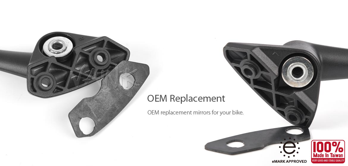 VAWiK OEM replacement mirror a pair compatible for Suzuki GSX-R 1000 2017~