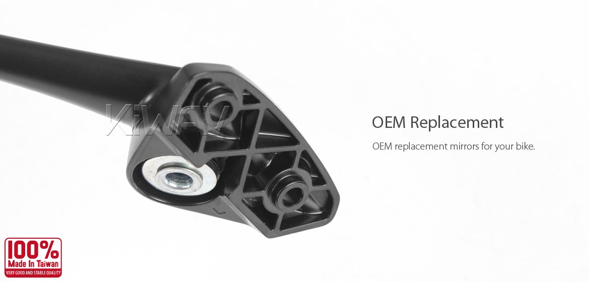 KiWAV OEM replacement mirror left hand LH compatible for Suzuki GSX-R 125/150 2017~