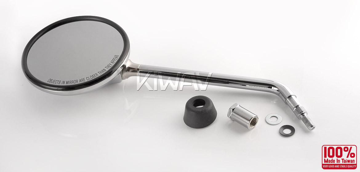 OEM replacement mirror FV-025-1 for PIAGGIO Liberty RST125 200 Vespa LX 50 125 150 left hand