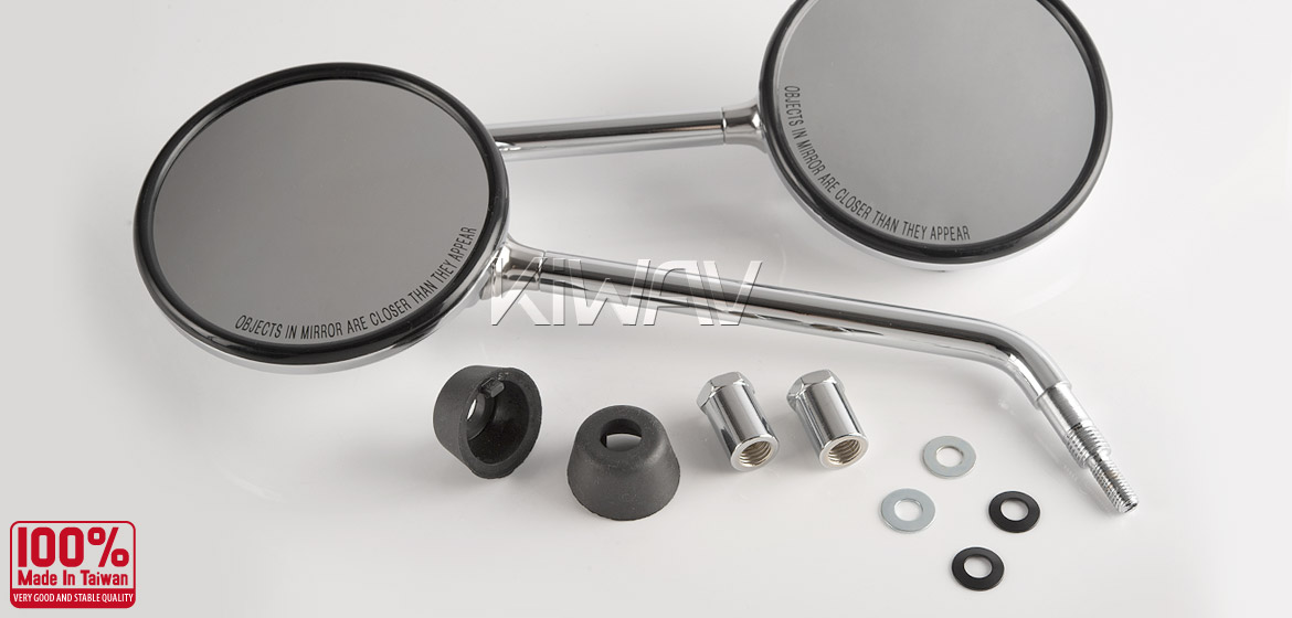 OEM replacement mirrors FV-025-1 for PIAGGIO Liberty RST125 200 Vespa LX 50 125 150 a pair