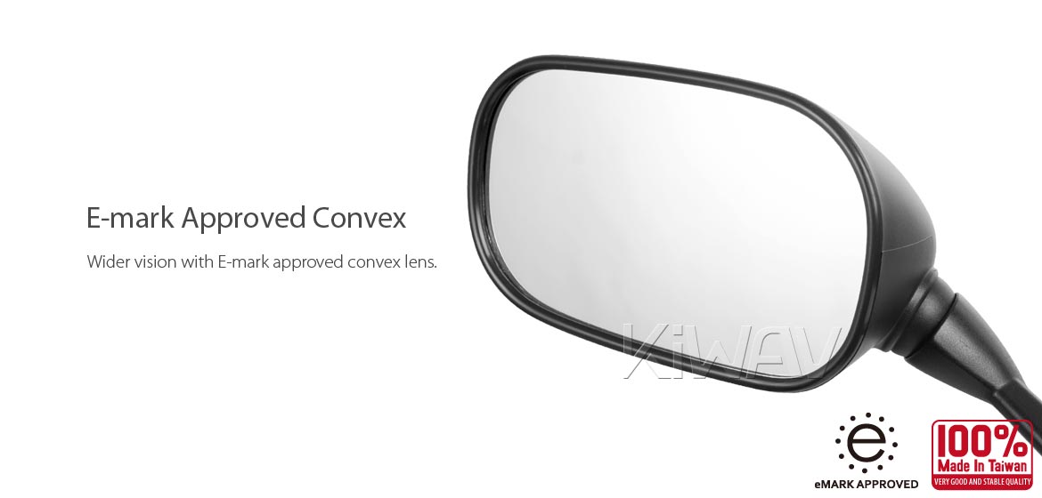 KiWAV OEM replacement mirror FY288 for Yamaha FZ1 left hand