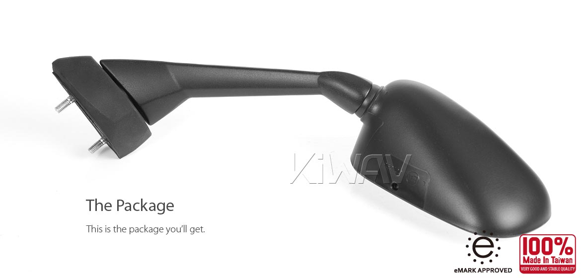 KiWAV OEM replacement mirror FY288 for Yamaha FZ1 left hand
