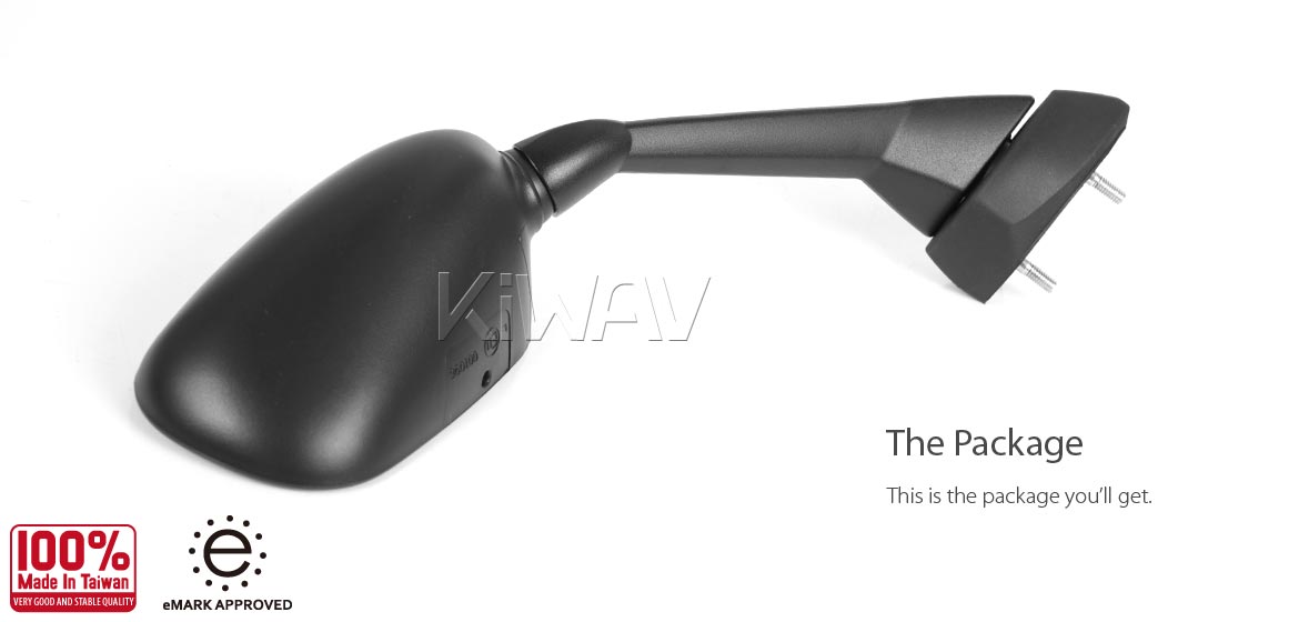 KiWAV OEM replacement mirror FY288 for Yamaha FZ1 right hand