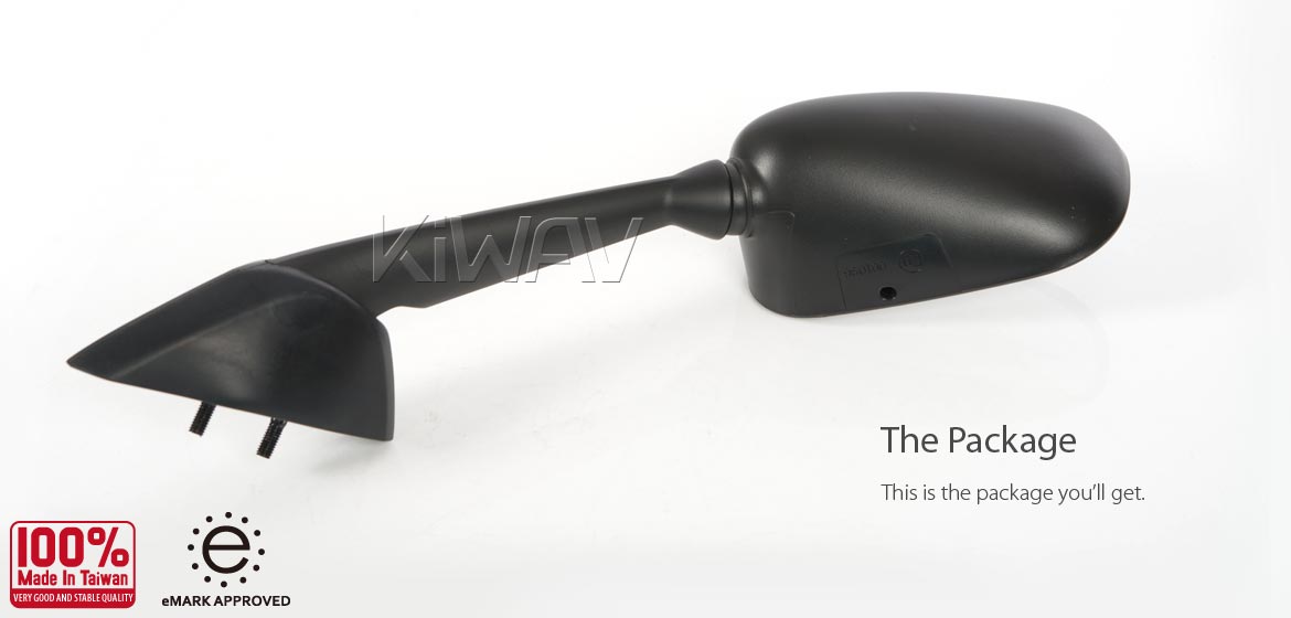 KiWAV OEM replacement mirror FY357 for Yamaha XJ6 Diversion left hand