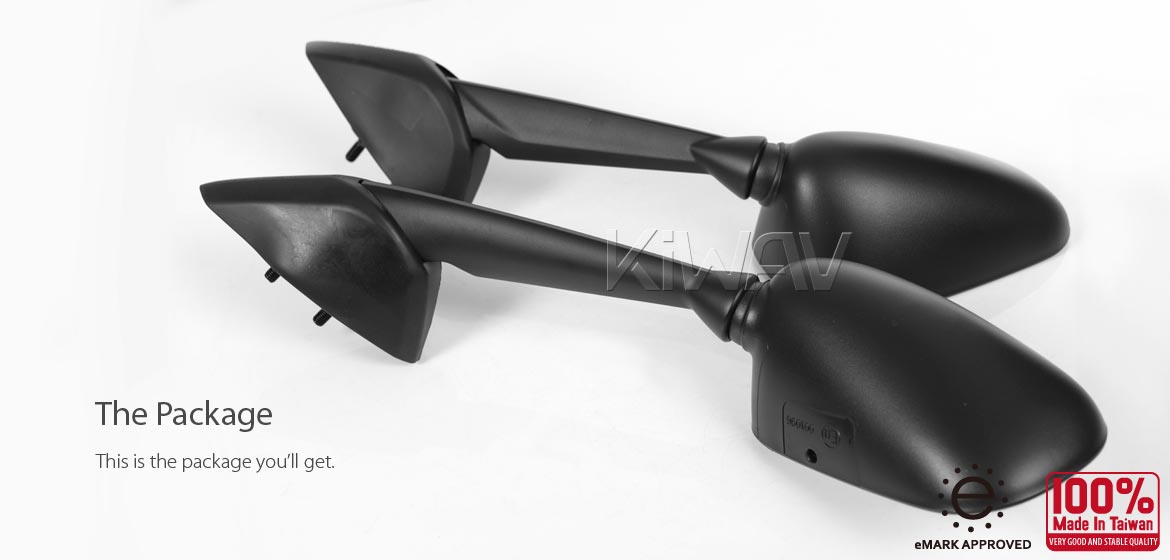 KiWAV OEM replacement mirror FY357 for Yamaha XJ6 Diversion a pair