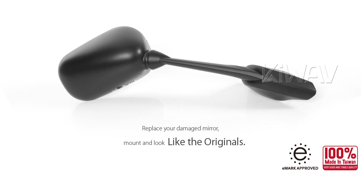 KiWAV OEM replacement mirror FY357 for Yamaha XJ6 Diversion right hand