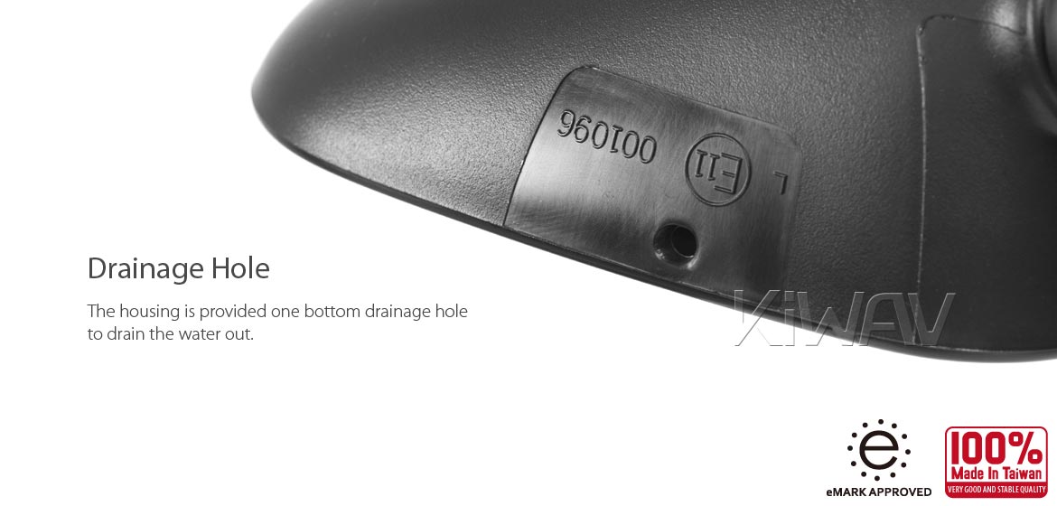 KiWAV OEM replacement mirror FY357 for Yamaha XJ6 Diversion right hand