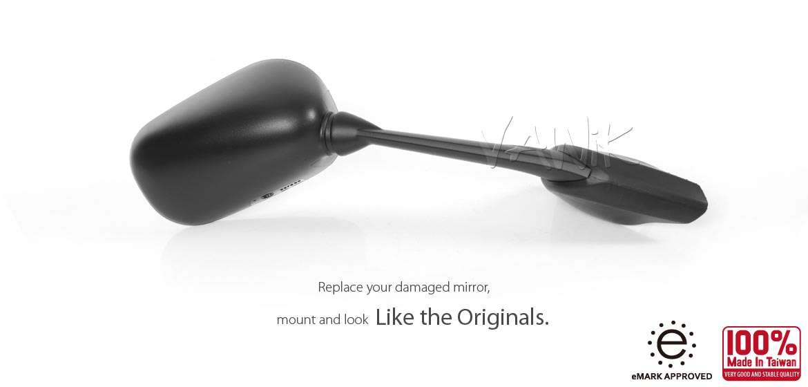 VAWiK OEM replacement mirror FY357 for Yamaha XJ6 Diversion right hand