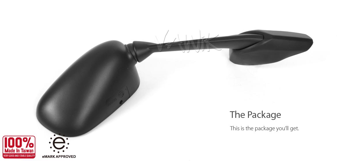 VAWiK OEM replacement mirror FY357 for Yamaha XJ6 Diversion right hand