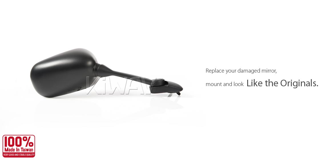 KiWAV OEM replacement mirror FY869 for Yamaha YZF-R1 both hand