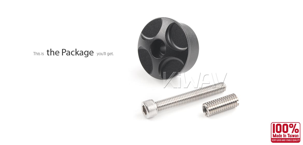 KiWAV Colin bar end mirror adapter compatible for Harley Sportster S Nightster 2021-