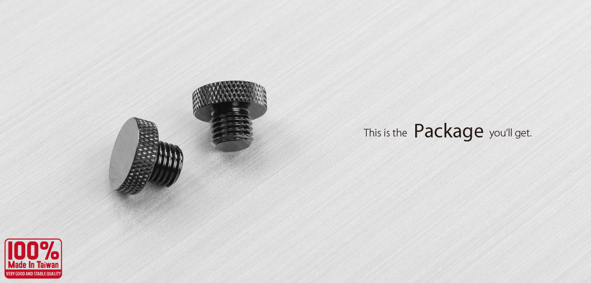 2x M10X1.25 standard & reverse mirror hole plug bolt screw fits