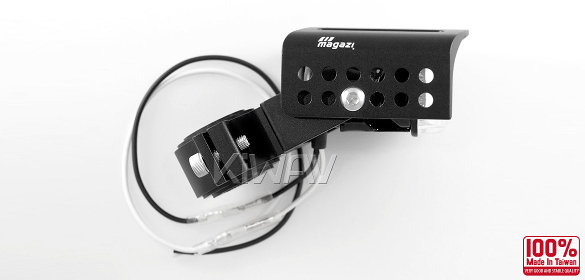 bundle: MG-7021 四角いバイク用フォグランプ 配線キット付き